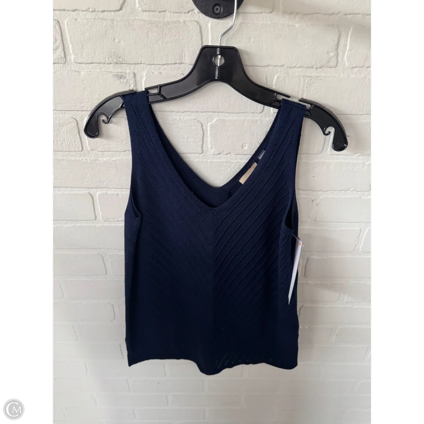Vest Sweater By Elie Tahari In Blue, Size: S