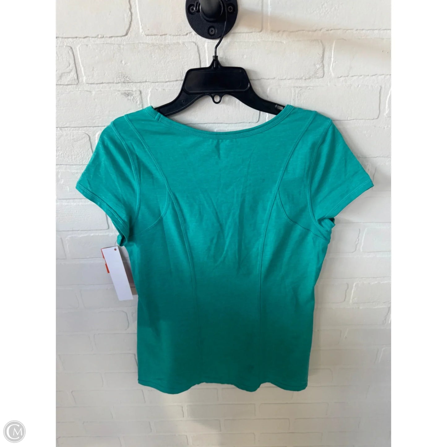 Athletic Top Short Sleeve By Zella In Blue, Size: L