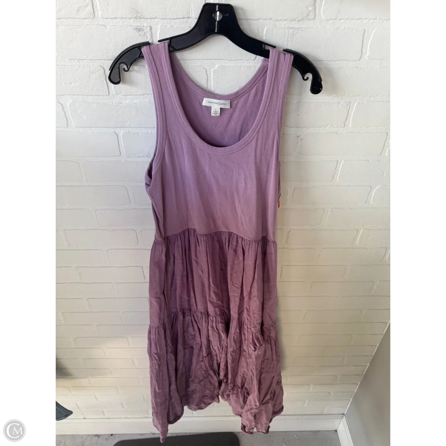 Dress Casual Maxi By Treasure And Bond In Purple, Size: L