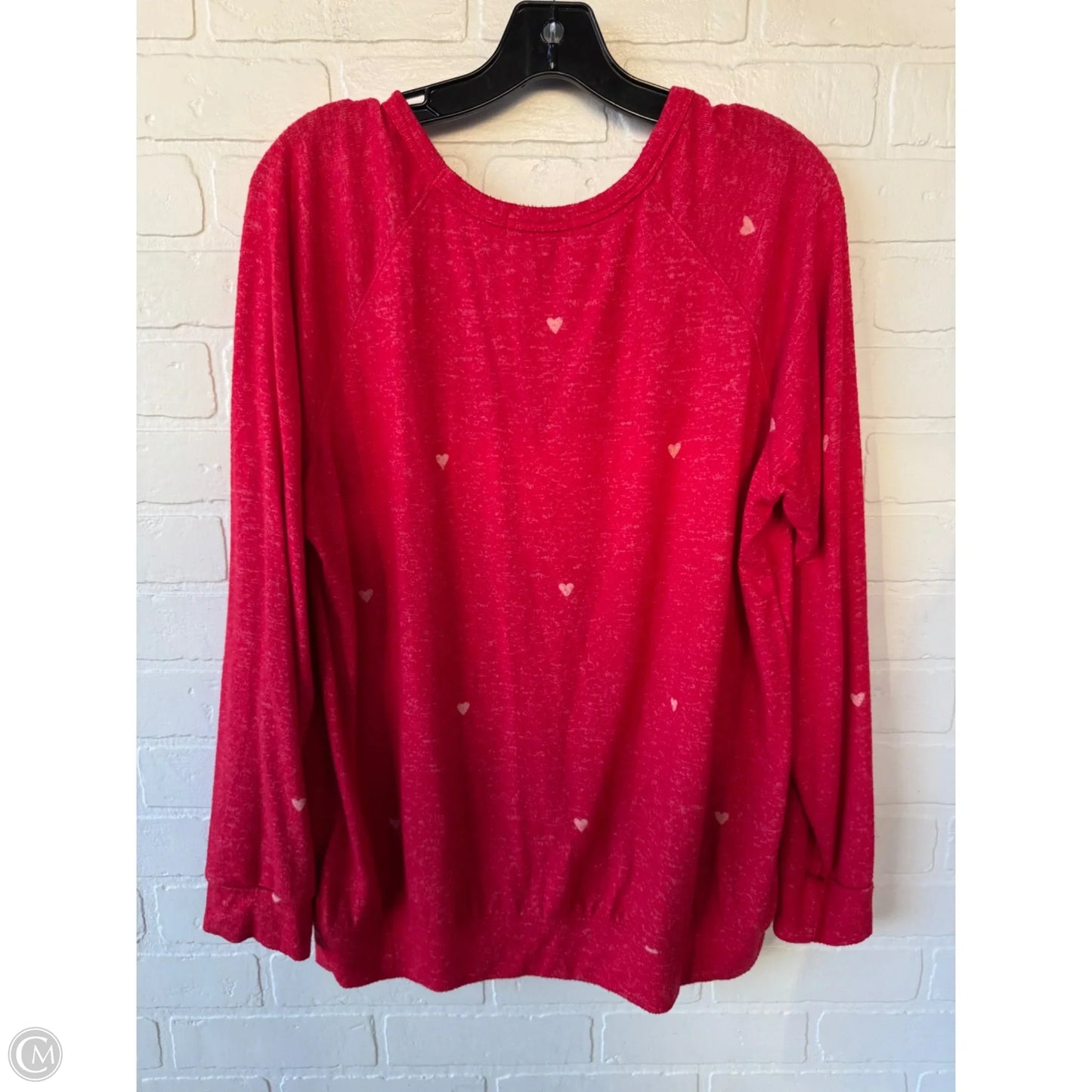 Top Long Sleeve By Buffalo David Bitton In Red, Size: L