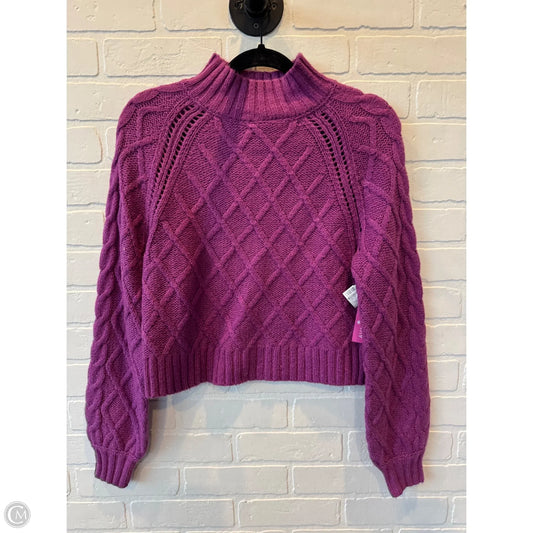 Sweater By American Eagle In Purple, Size: Xs