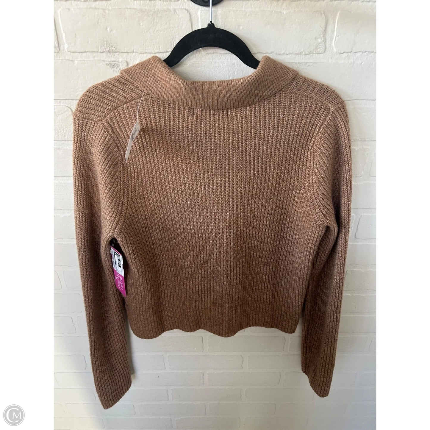 Sweater Cardigan By Old Navy In Brown, Size: M