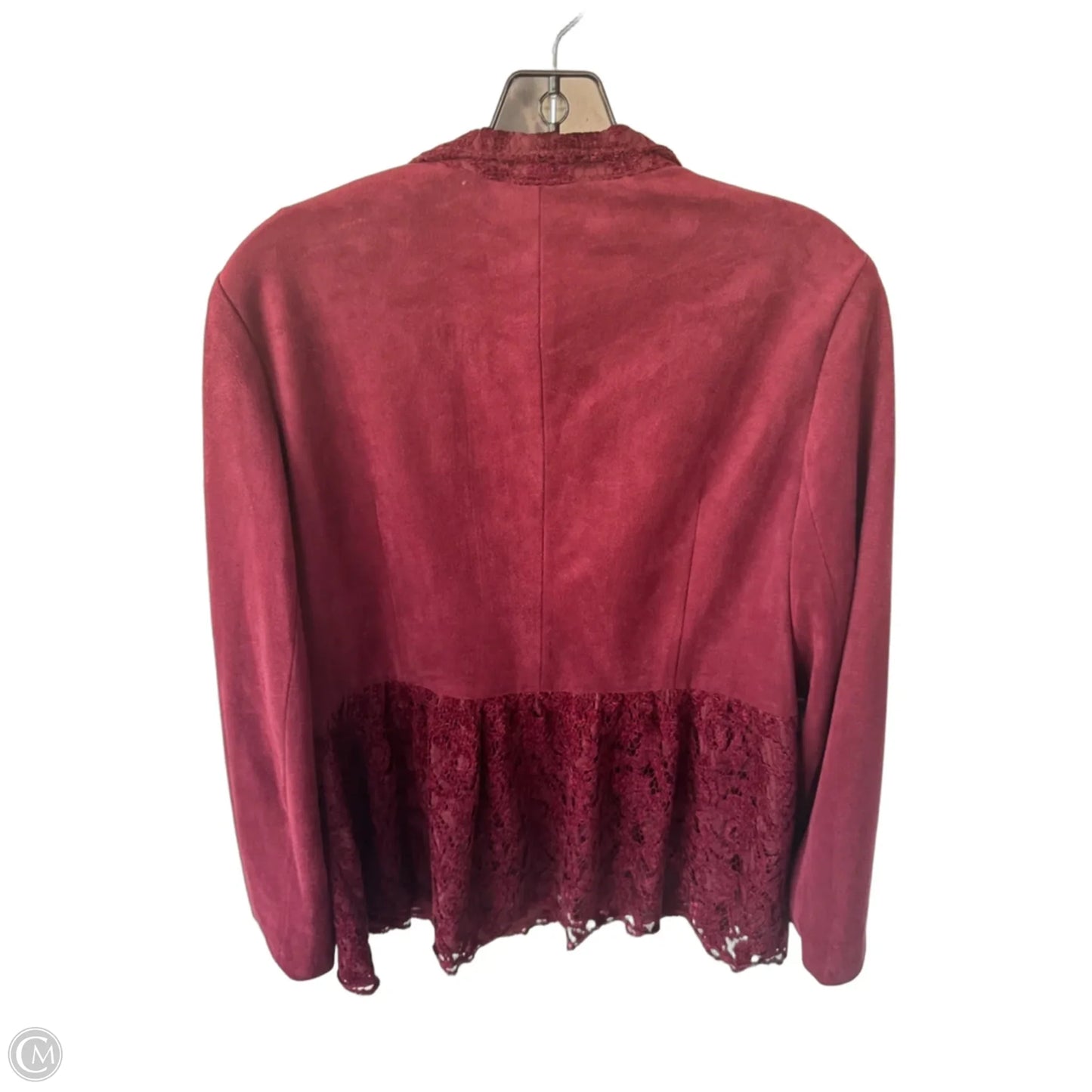 Blazer By Chicos In Red, Size: L