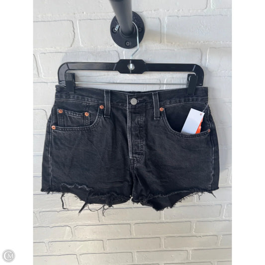 Shorts By Levis In Black Denim, Size: 6