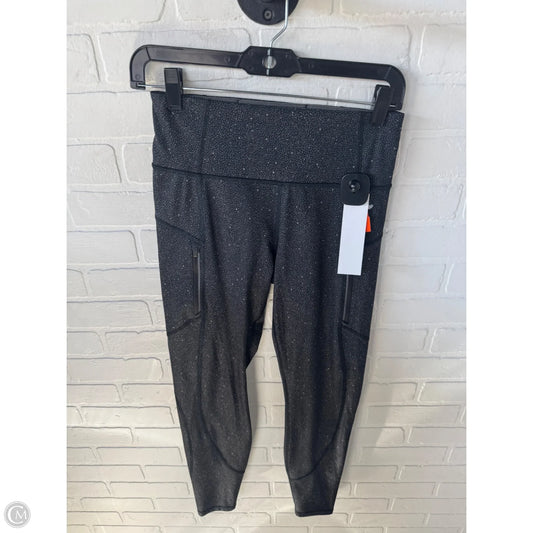 Athletic Leggings By Athleta In Black & Grey, Size: 4