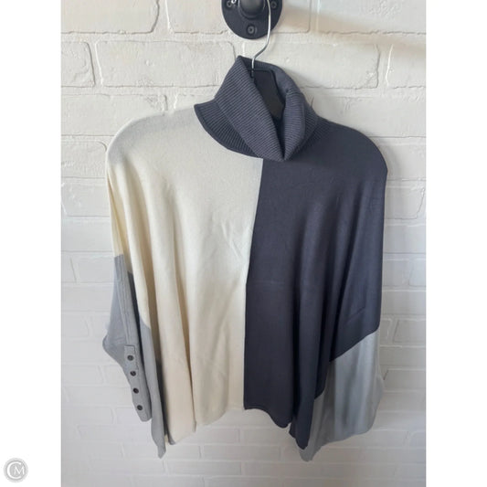 Sweater By Alfani In Grey & White, Size: M