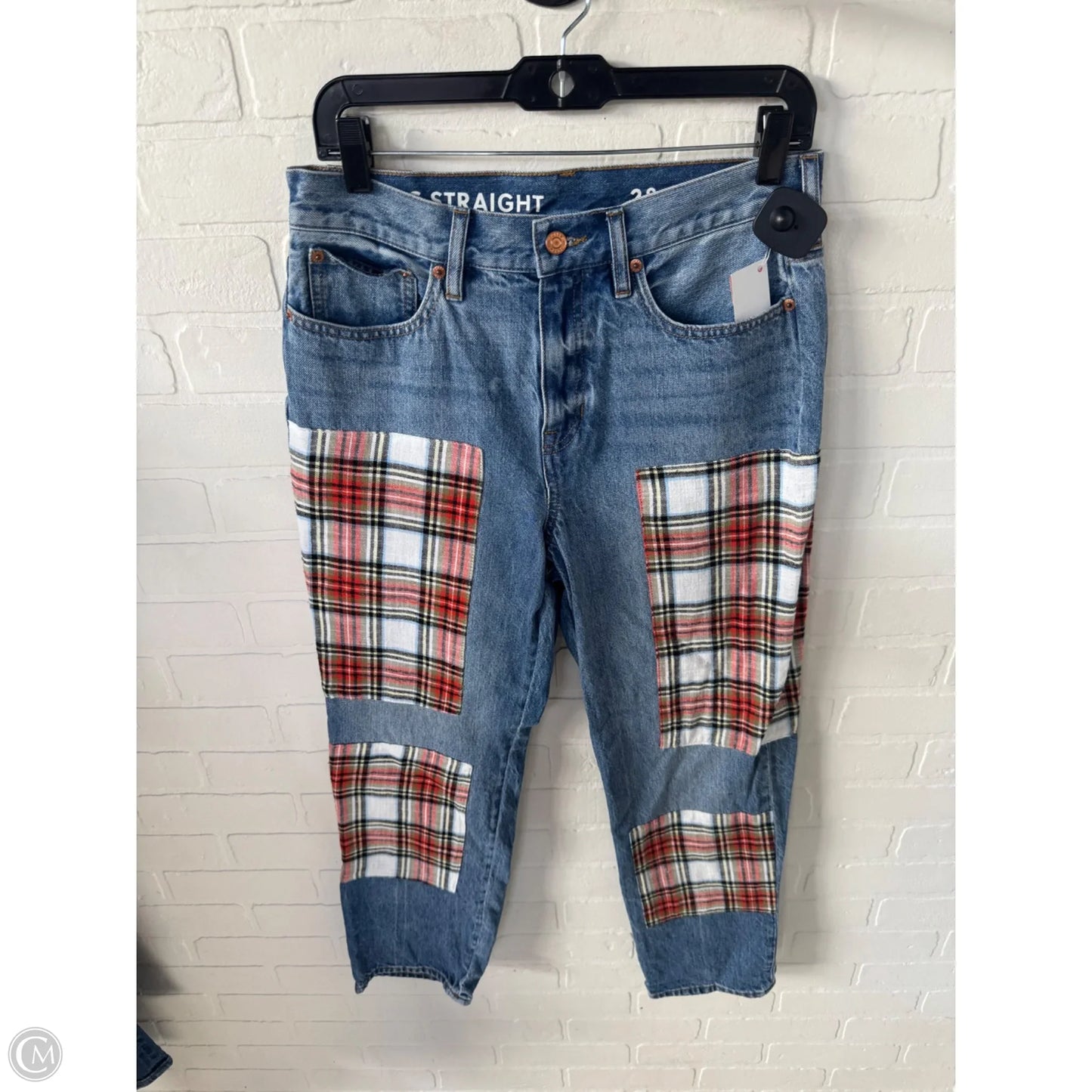 Jeans Straight By J. Crew In Blue Denim, Size: 6