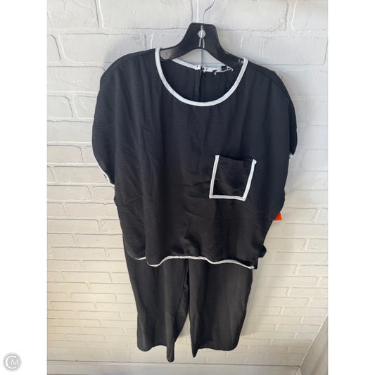 Pants Set 2pc By Fashion Nova In Black & White, Size: Xl