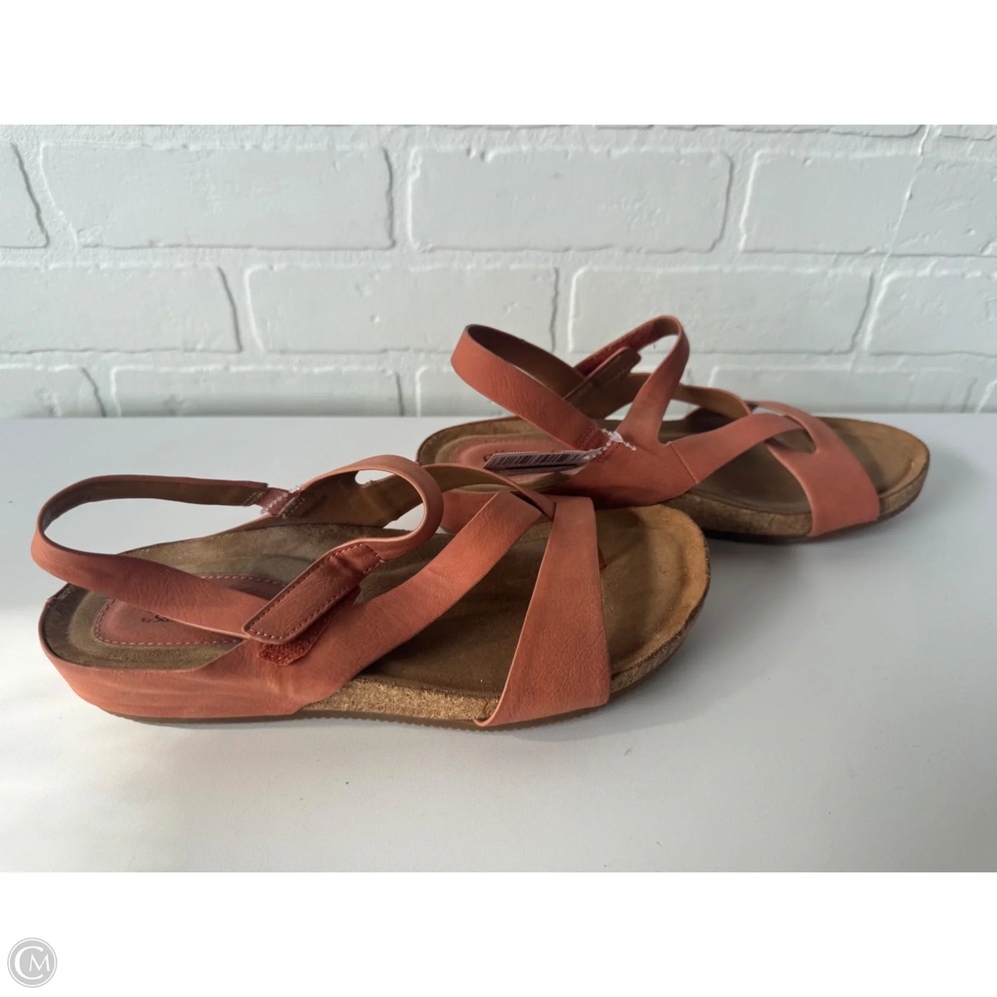 Sandals Flats By Sofft In Orange, Size: 8