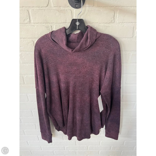 Top Long Sleeve By Michael Stars In Purple, Size: L