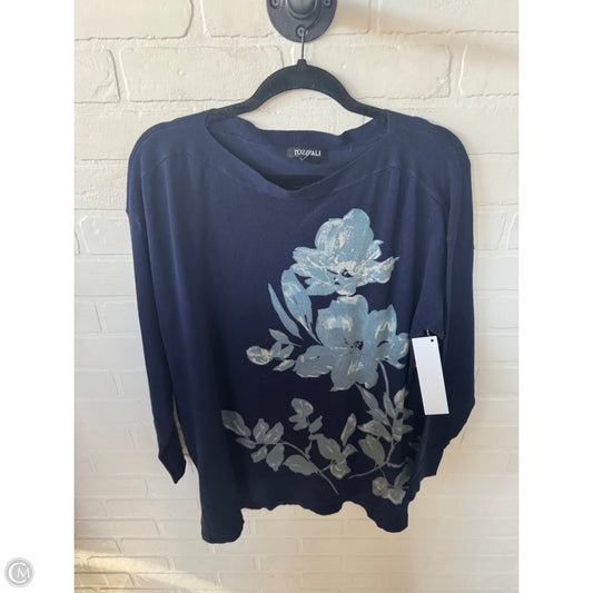 Sweater By Roz And Ali In Blue, Size: M