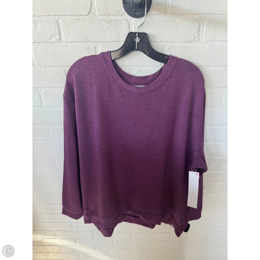 Sweatshirt Crewneck By Orvis In Purple, Size: Xl