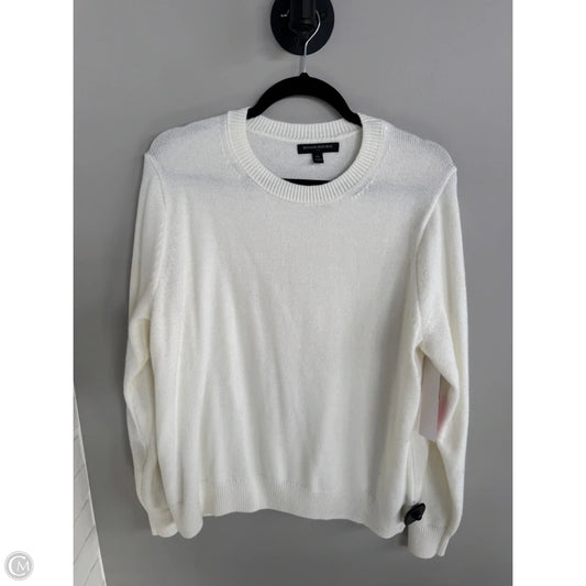 Sweater By Banana Republic In Cream, Size: Xl
