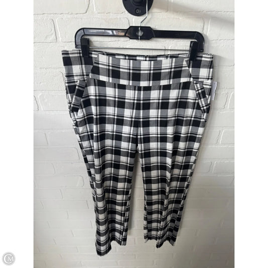 Capris By Cme In Black & White, Size: 12