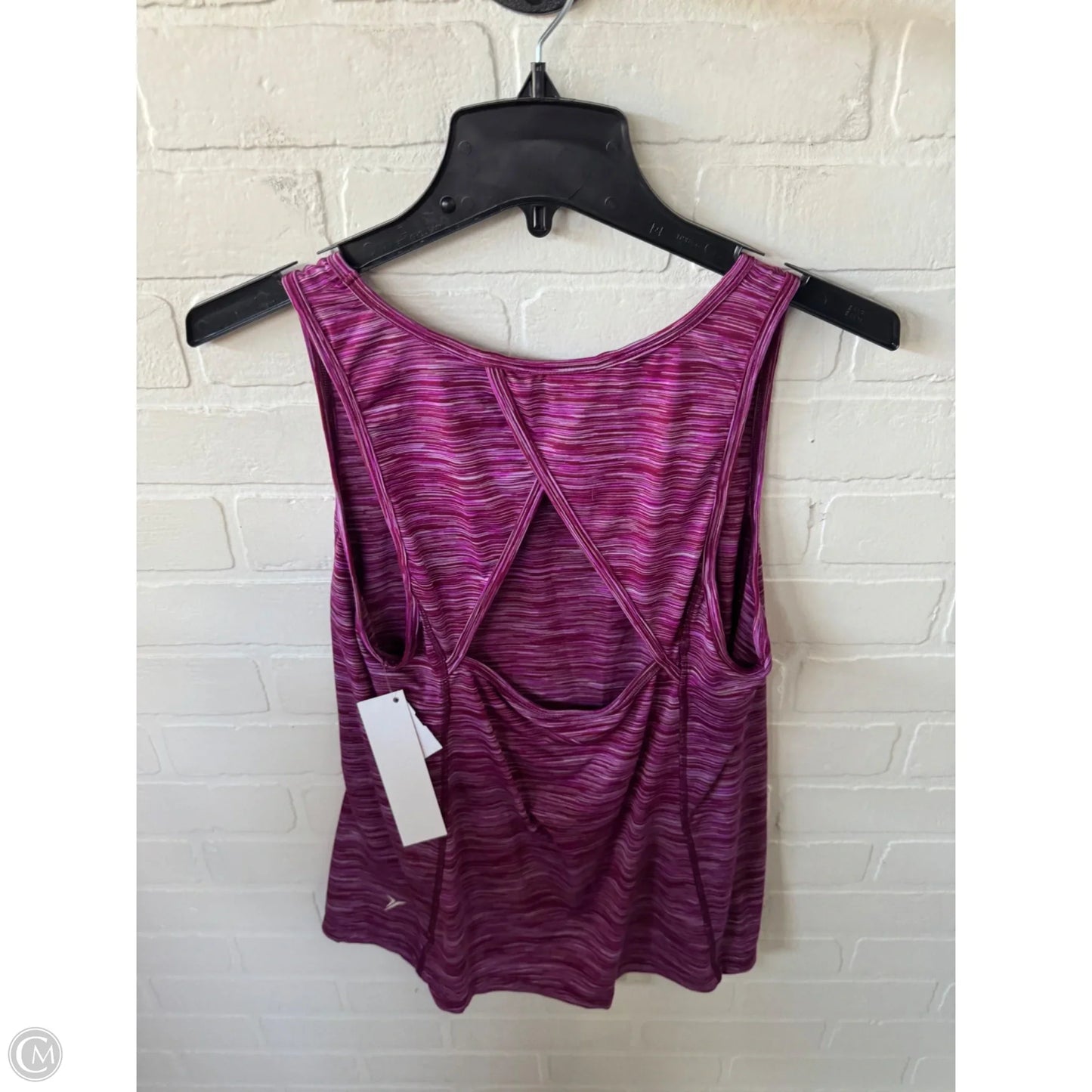 Athletic Tank Top By Old Navy In Pink & Purple, Size: L