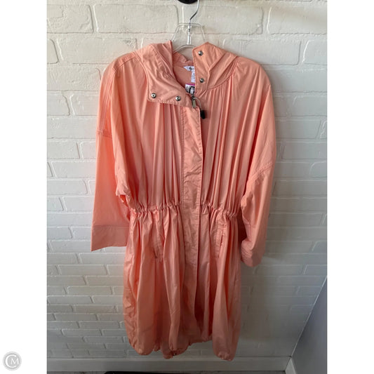 Coat Raincoat By Athleta In Peach, Size: S