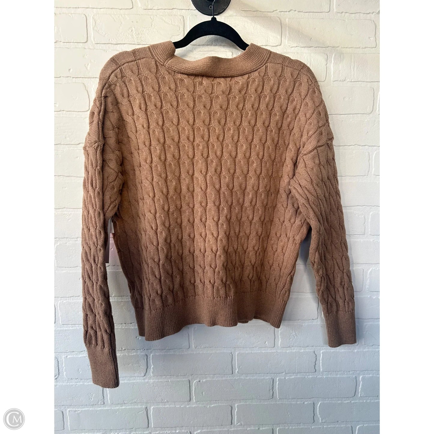 Sweater Cardigan By Old Navy In Tan, Size: S