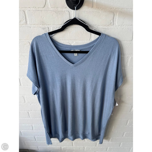 Top Short Sleeve Basic By Orvis In Blue, Size: Xxl
