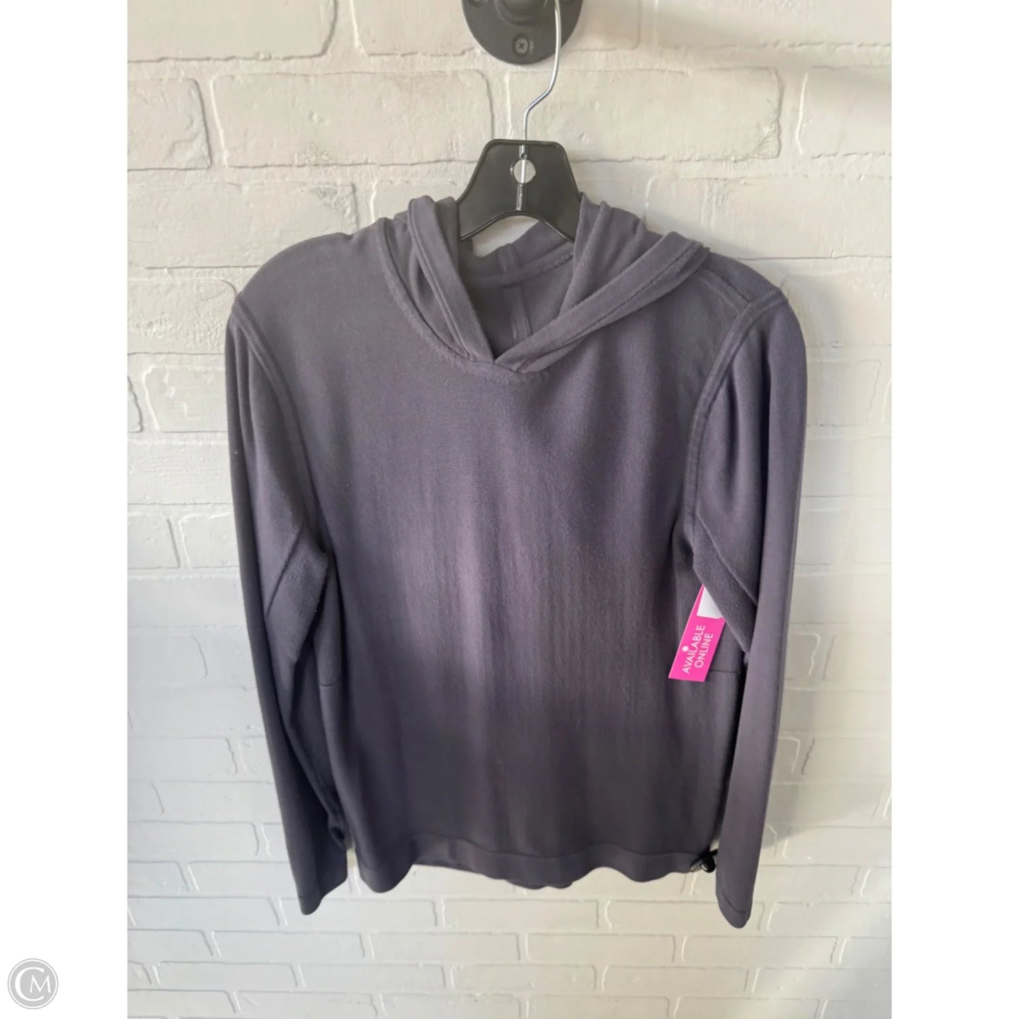 Athletic Sweatshirt Hoodie By Lululemon In Purple, Size: M