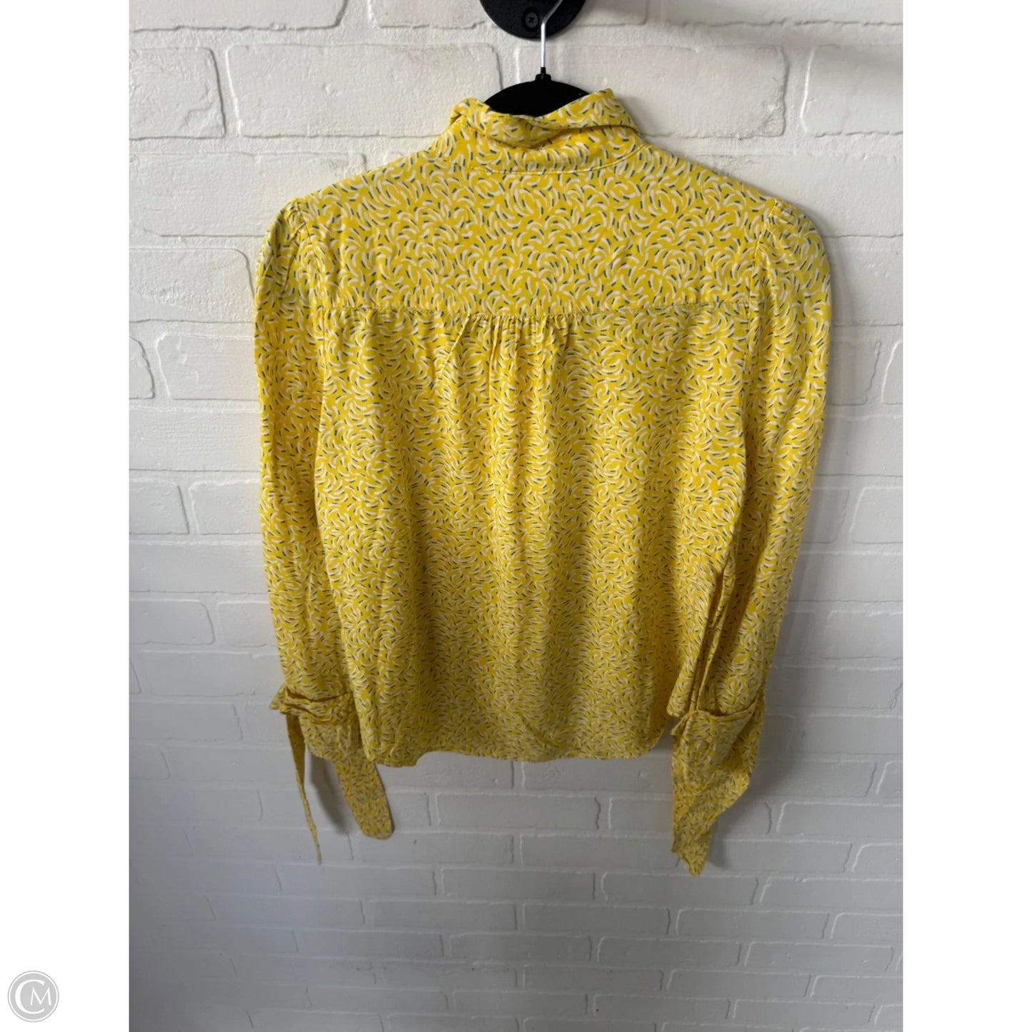 Top 3/4 Sleeve By Maeve In Yellow, Size: S