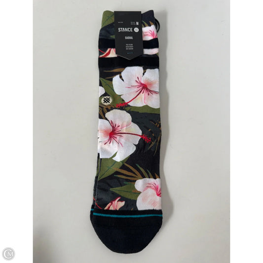 Socks By Clothes Mentor In Black & Green, Size: 8