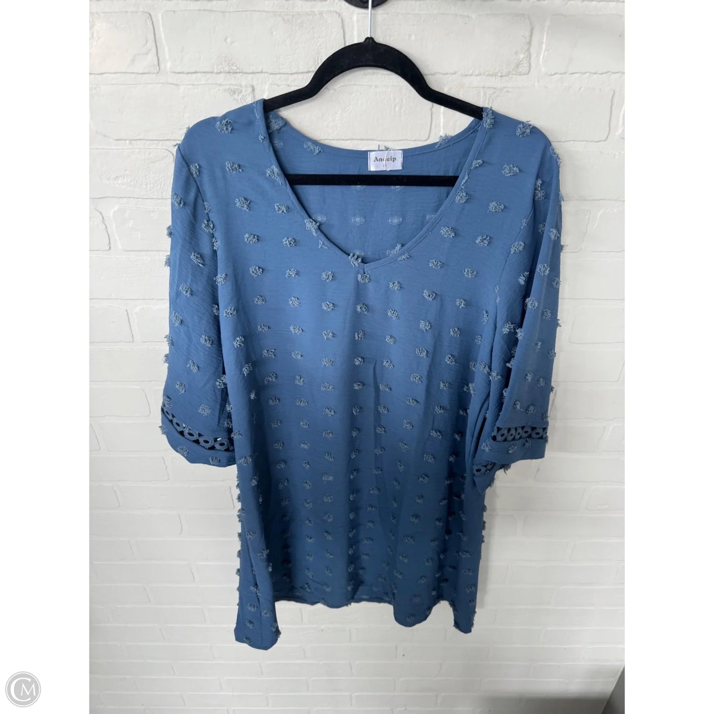 Dress Casual Short By Clothes Mentor In Blue, Size: M