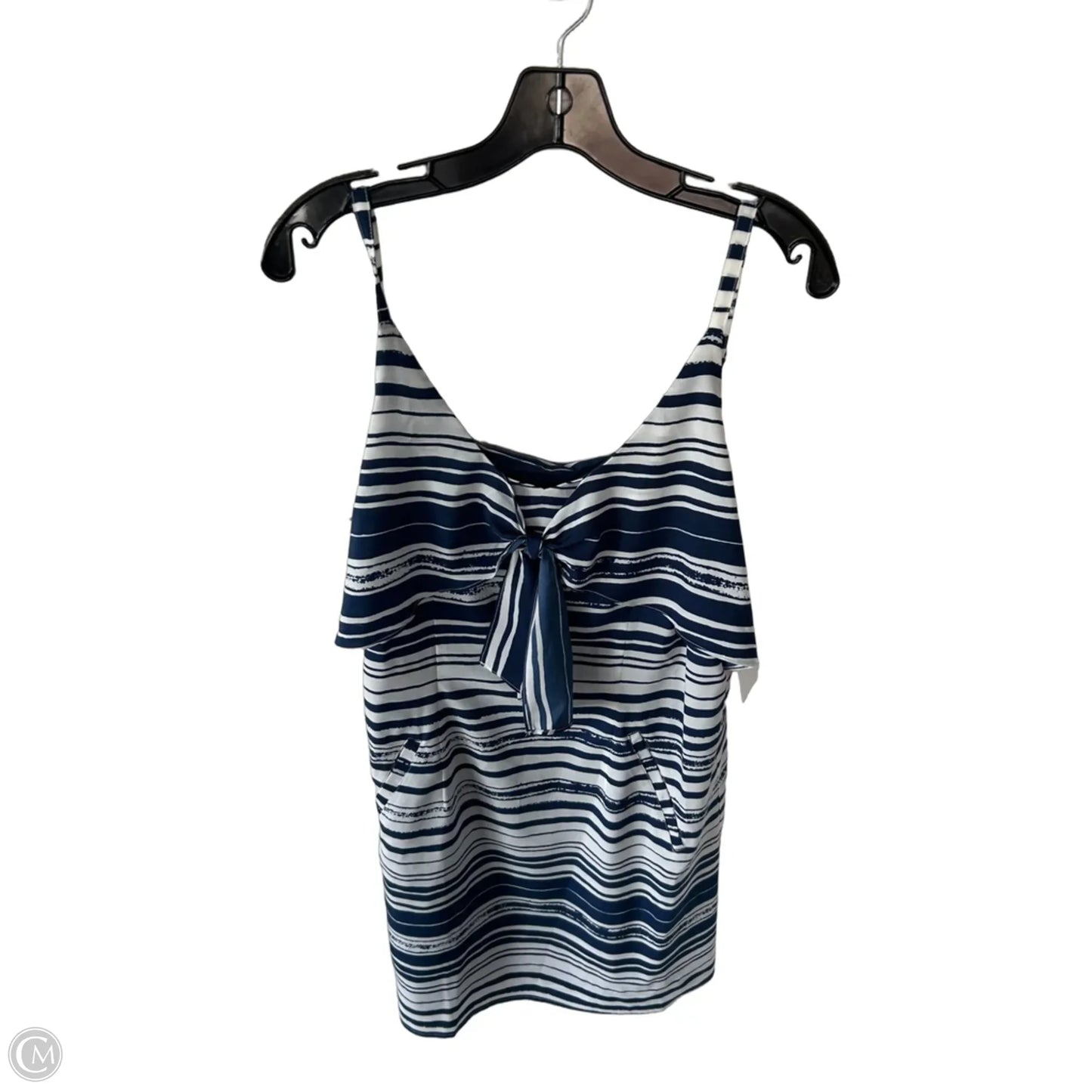 Dress Casual Short By Cabi In Blue & White, Size: M