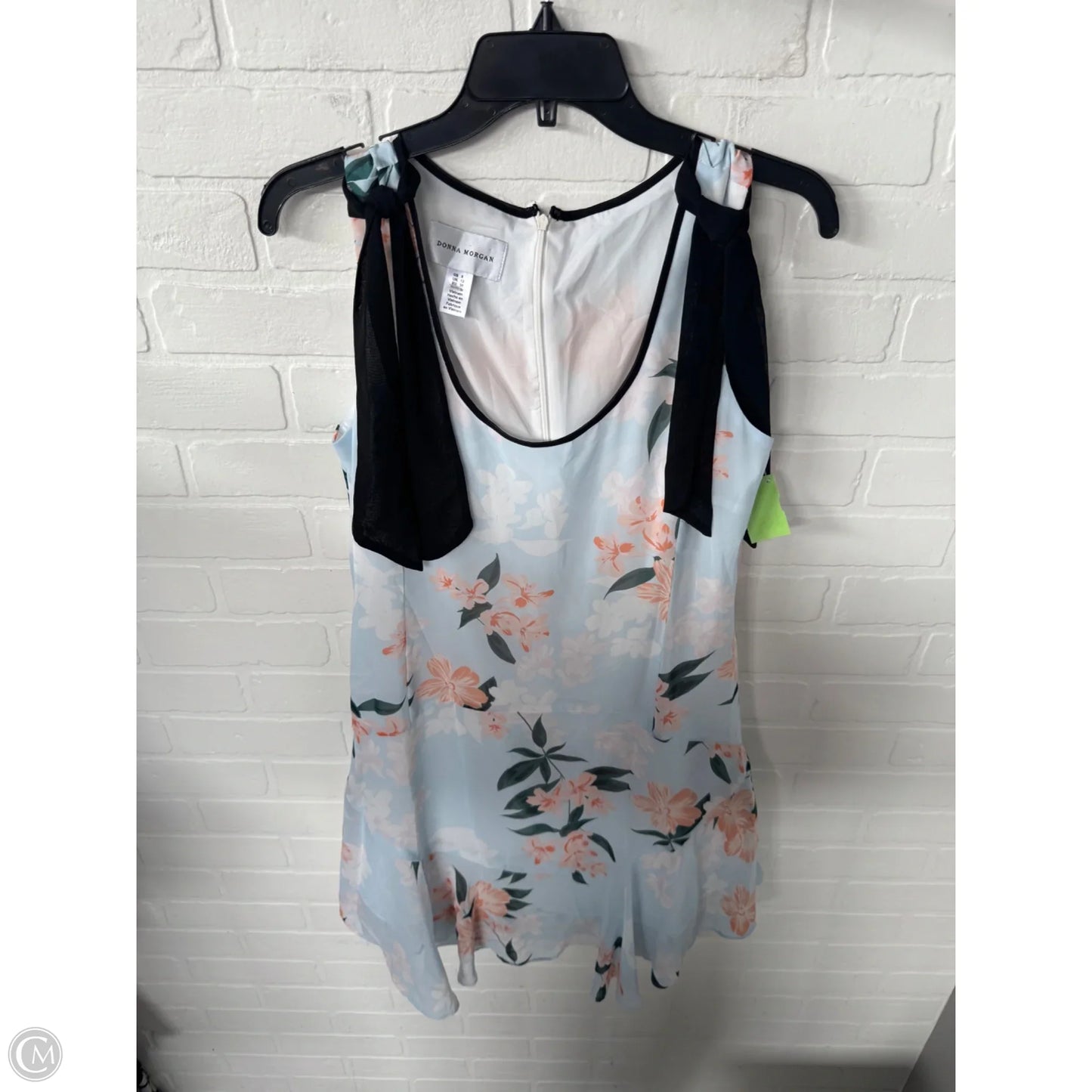 Dress Party Short By Donna Morgan In Blue & Brown, Size: M