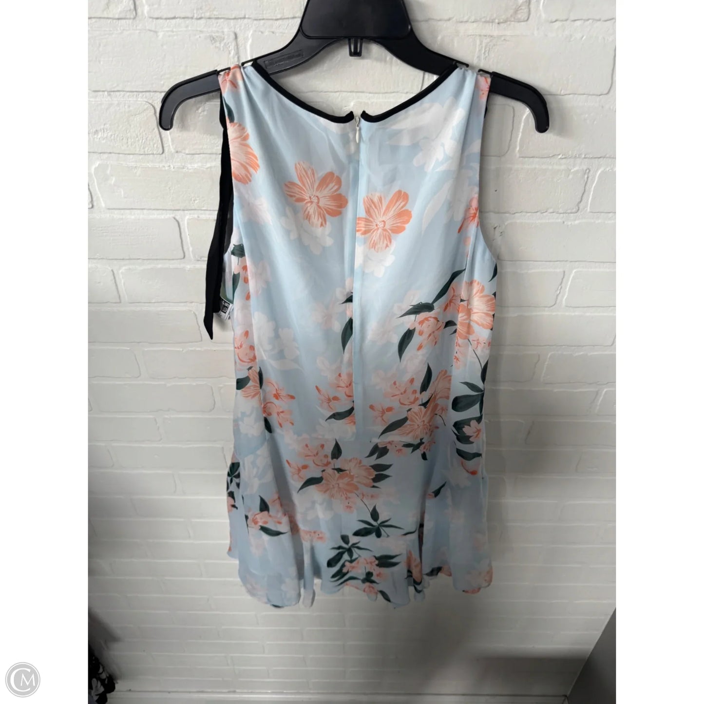 Dress Party Short By Donna Morgan In Blue & Brown, Size: M