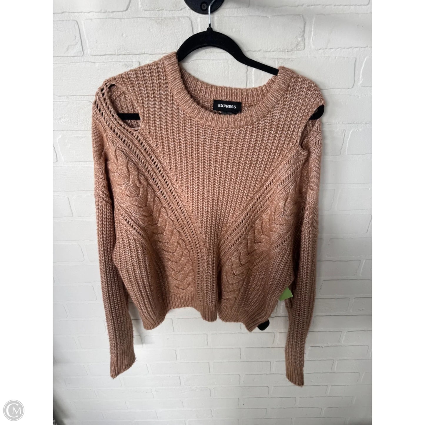 Sweater By Express In Tan, Size: L