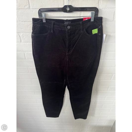 Pants Corduroy By Talbots In Black, Size: 12