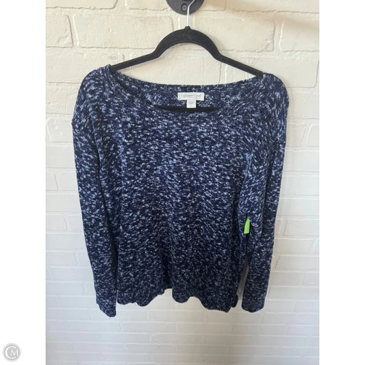 Sweater By Coldwater Creek In Blue, Size: L