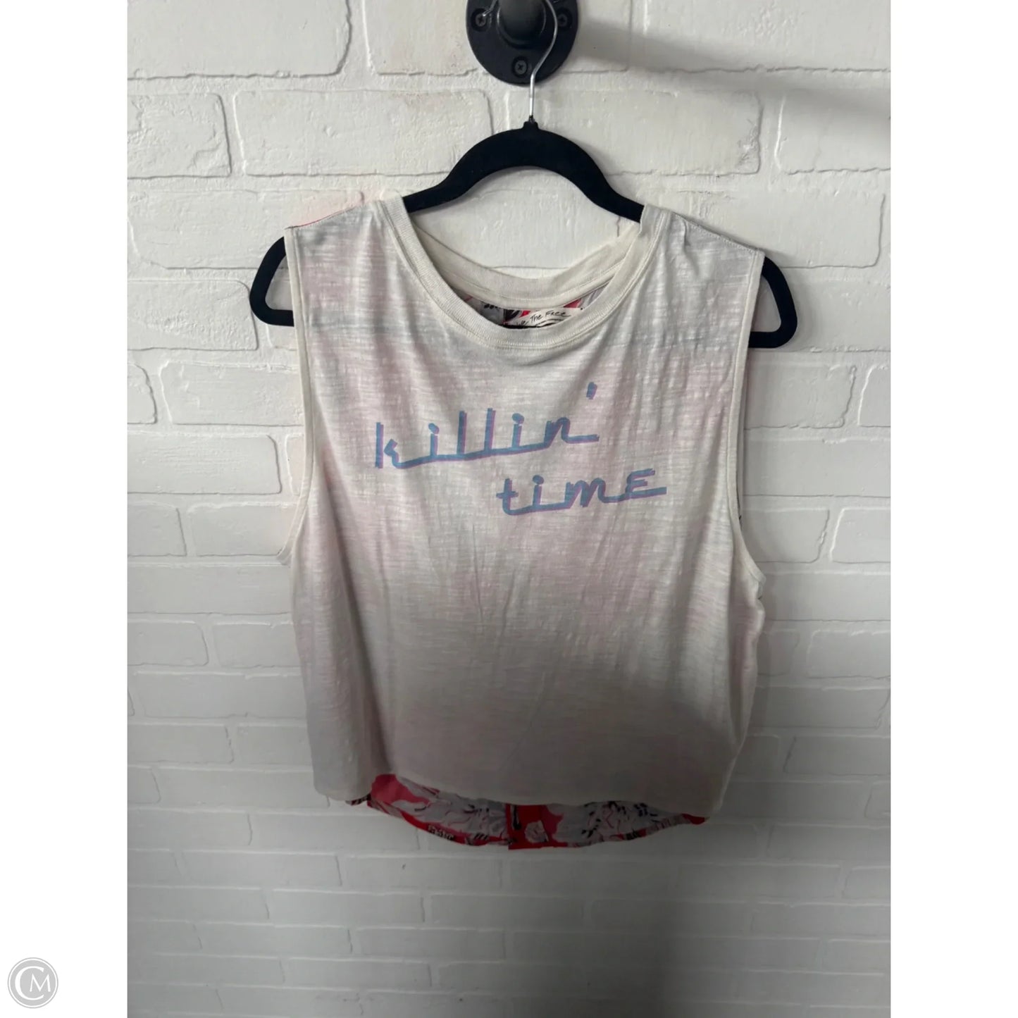 Top Sleeveless By We The Free In Red & White, Size: S