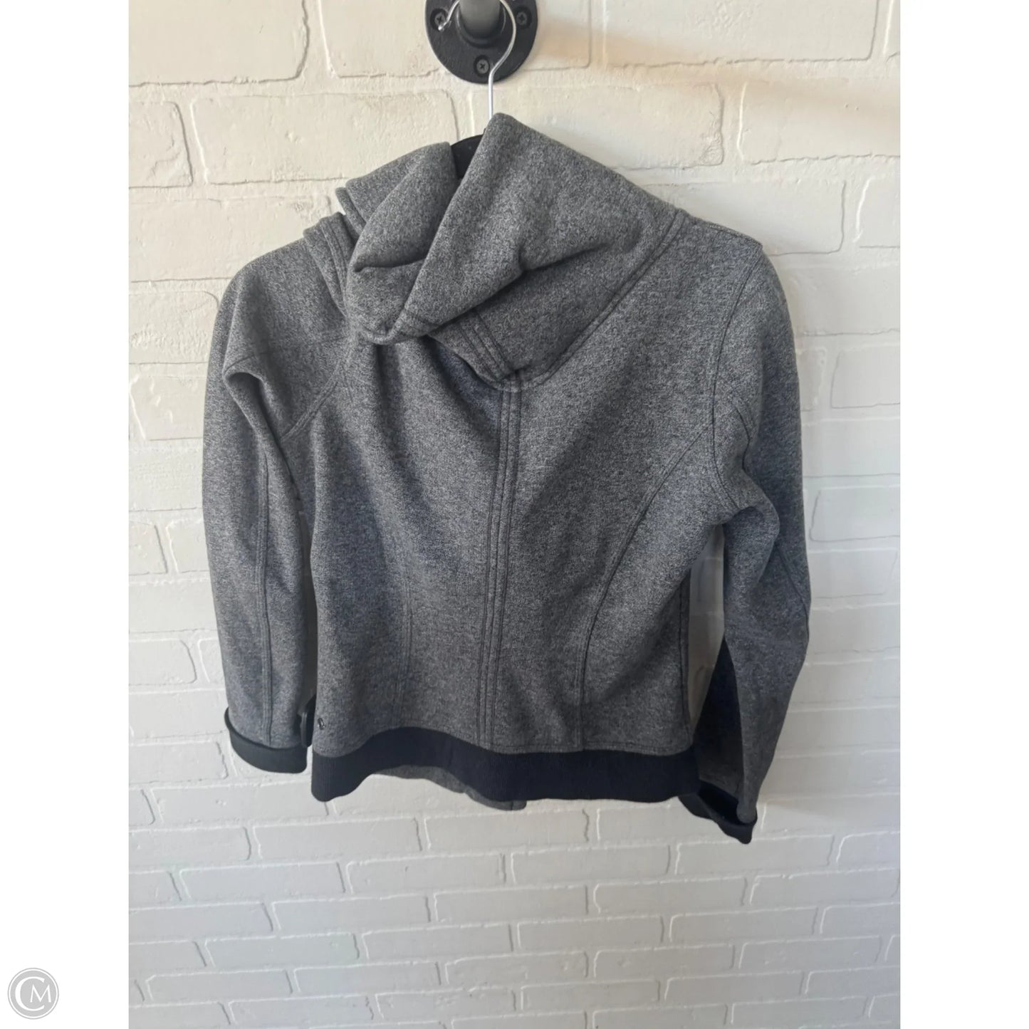 Athletic Jacket By Lululemon In Grey, Size: S