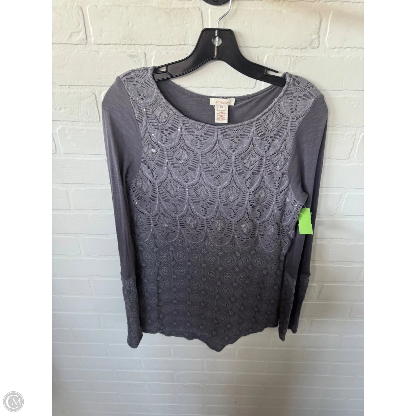 Tunic Long Sleeve By Sundance In Grey, Size: Xs