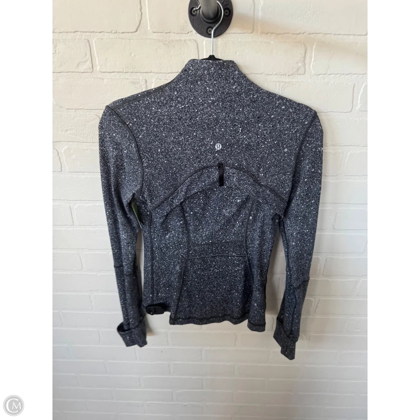 Athletic Jacket By Lululemon In Grey, Size: S
