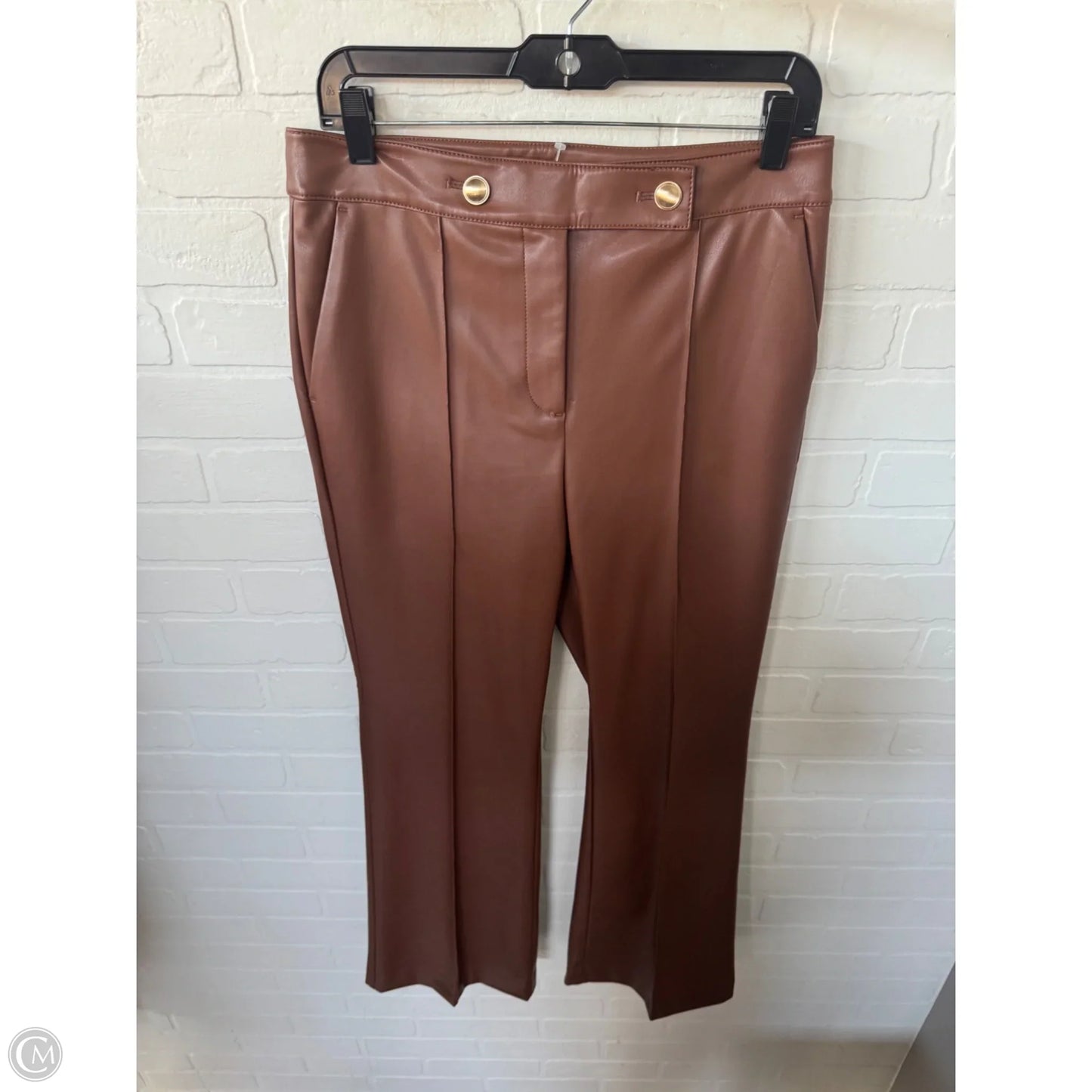 Pants Dress By Loft In Brown & Gold, Size: 6