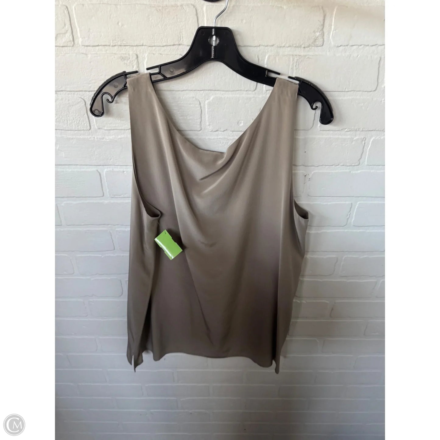 Top Sleeveless Basic By Classiques Entier In Tan, Size: Xl