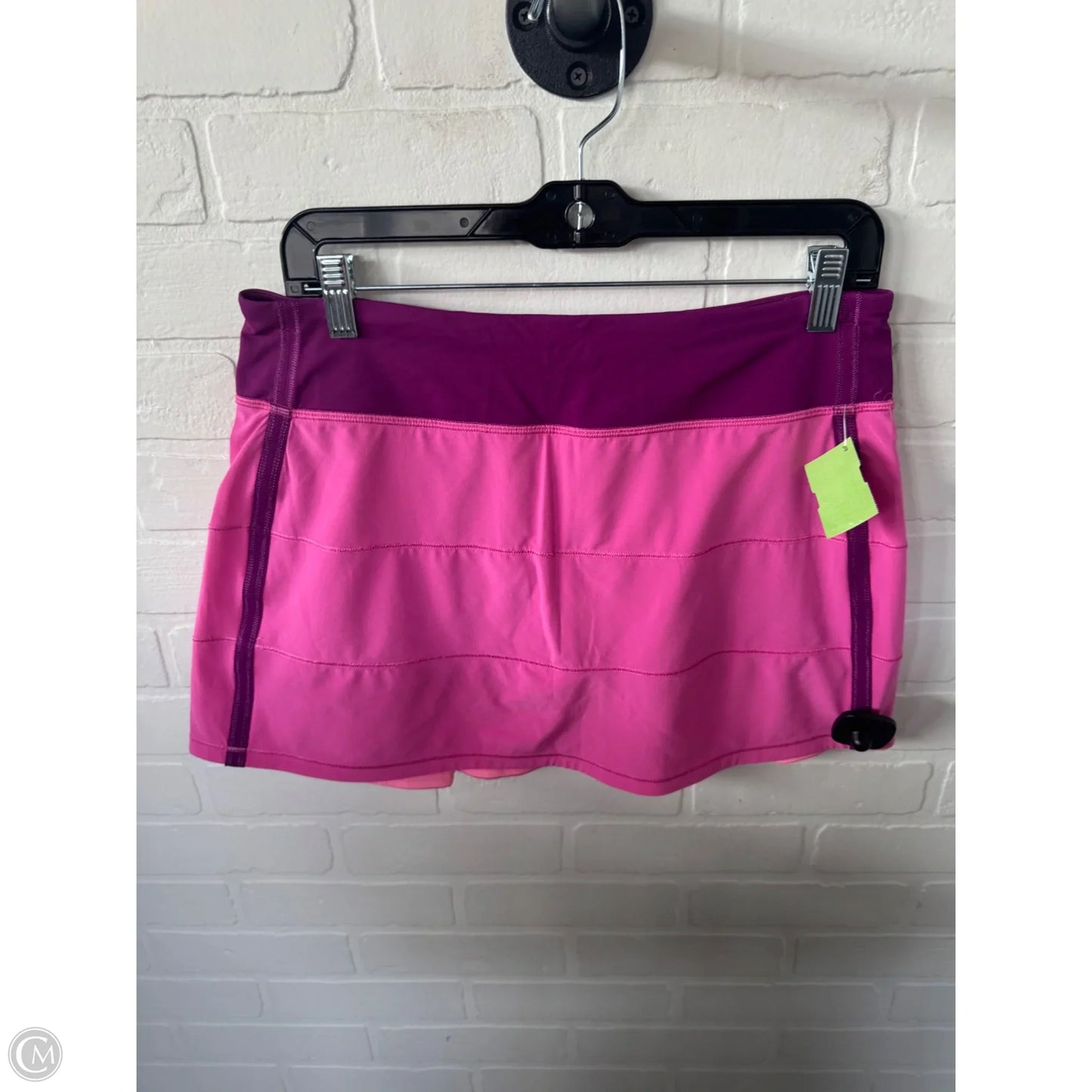 Athletic Skort By Lululemon In Pink & Purple, Size: 8