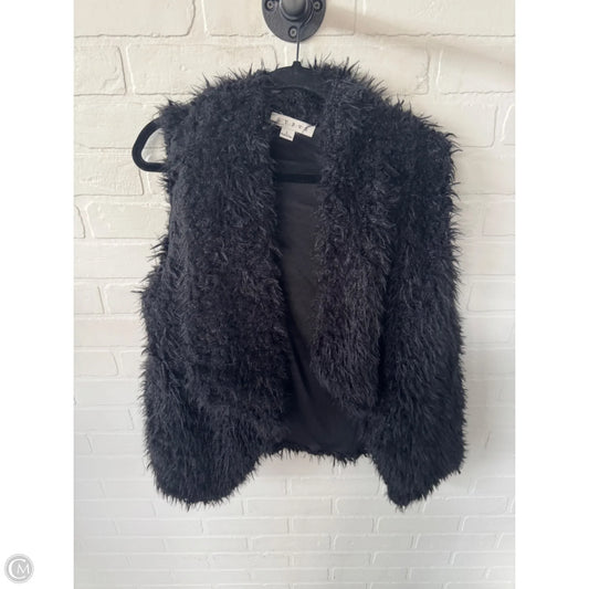 Vest Faux Fur & Sherpa By Hyfve In Black, Size: L