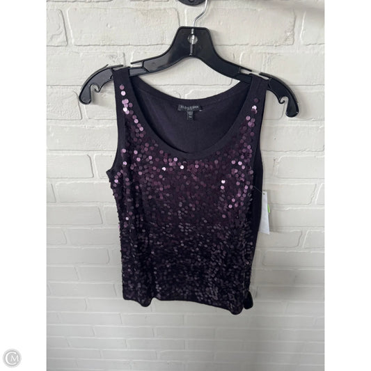 Vest Sweater By Eileen Fisher In Purple, Size: Mp