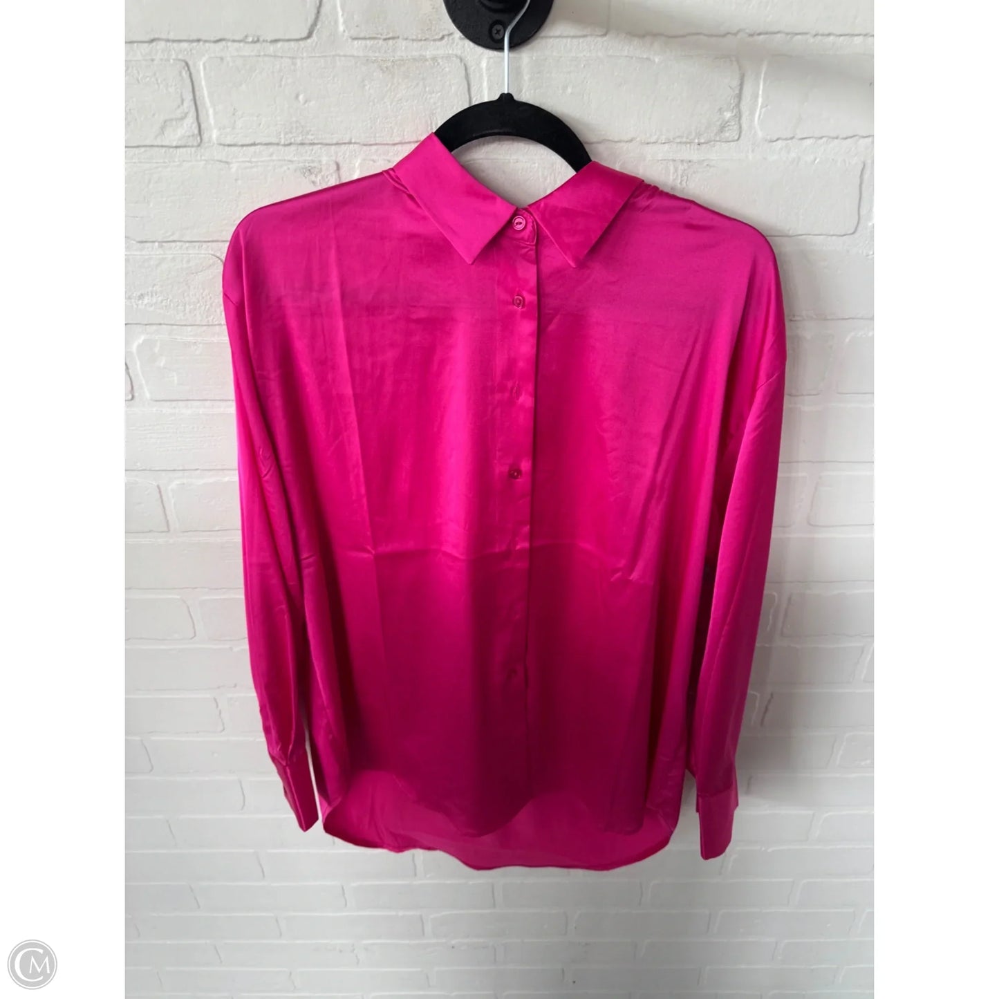 Top Long Sleeve By Tribal In Pink, Size: M
