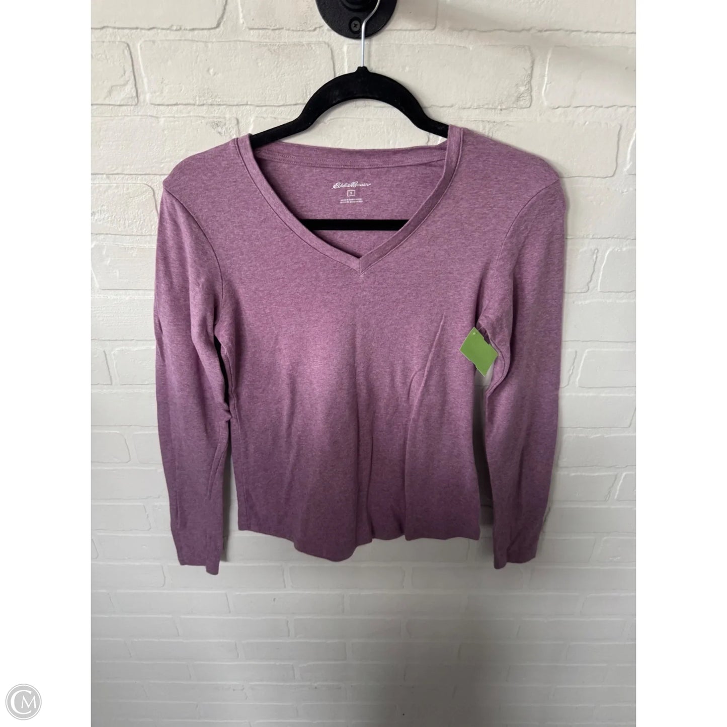 Top Long Sleeve Basic By Eddie Bauer In Purple, Size: S