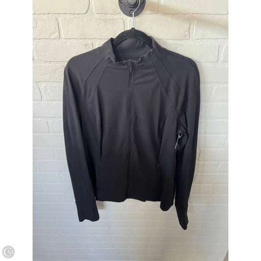 Athletic Jacket By Avia In Black, Size: Xl