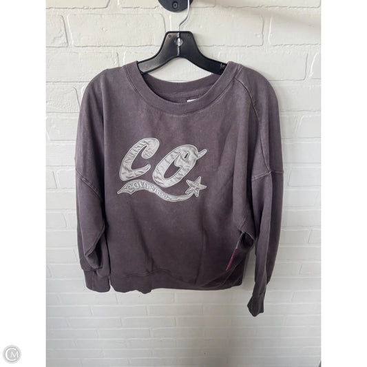 Sweatshirt Crewneck By Maurices In Grey, Size: 1x