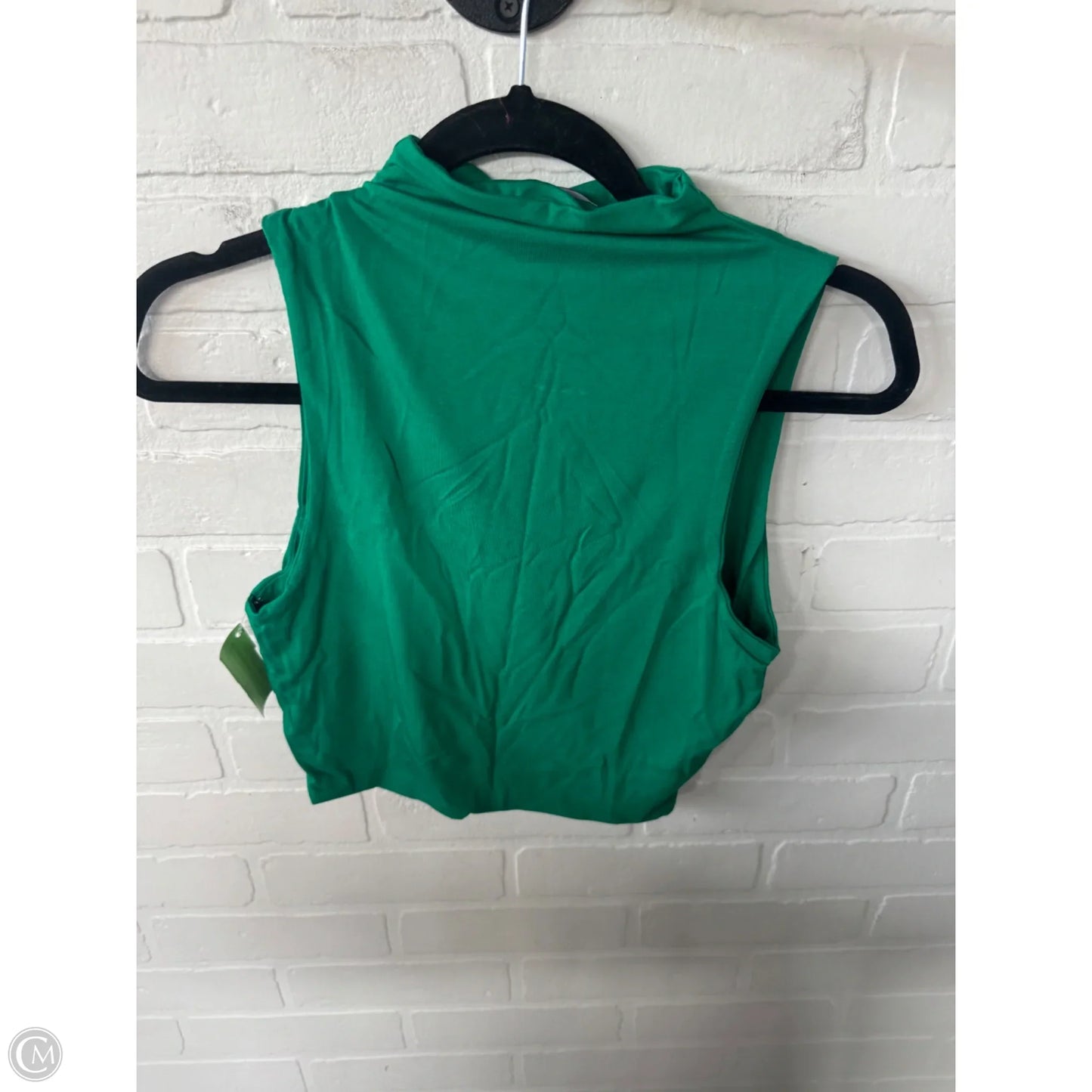 Top Sleeveless Basic By Nakedwardrobe In Green, Size: L