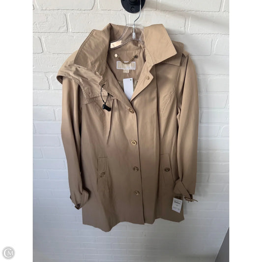 Coat Trench Coat By Michael By Michael Kors In Tan, Size: L