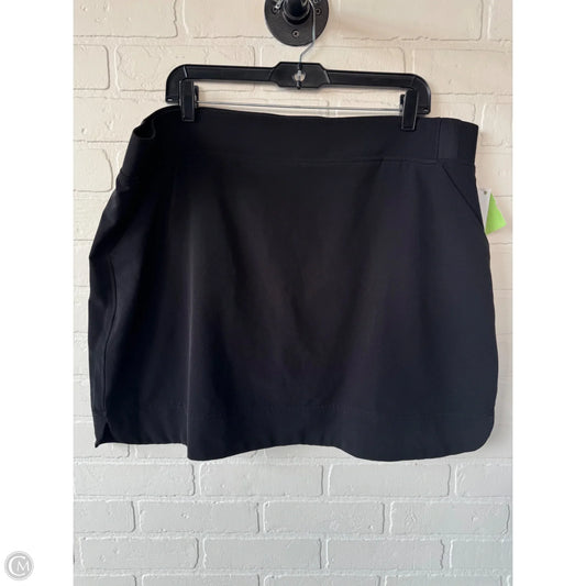 Athletic Skort By 32 Degrees In Black, Size: 18