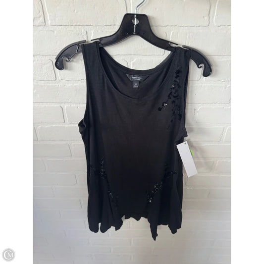 Top Sleeveless By Simply Vera In Black, Size: Xs