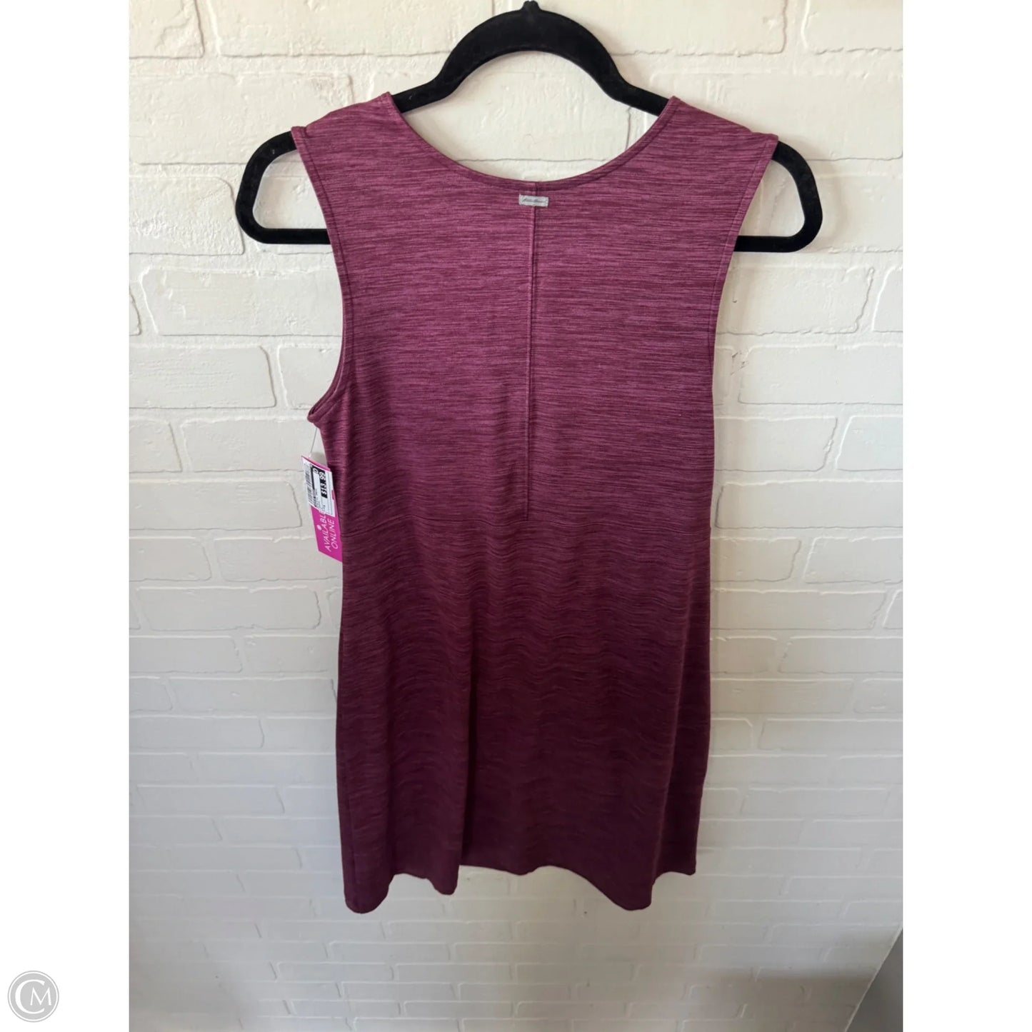 Athletic Dress By Eddie Bauer In Maroon, Size: M